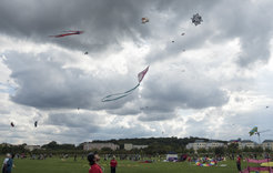 The Potsdam International Kite Festival taking place in September.